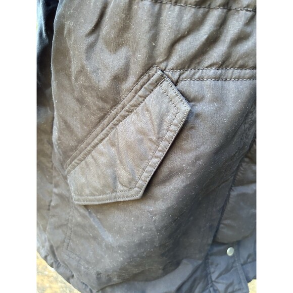 Women’s Faux-fur Lined Hooded Pockets Parka Black Jack By Old Navy Size Medium - Picture 6 of 10